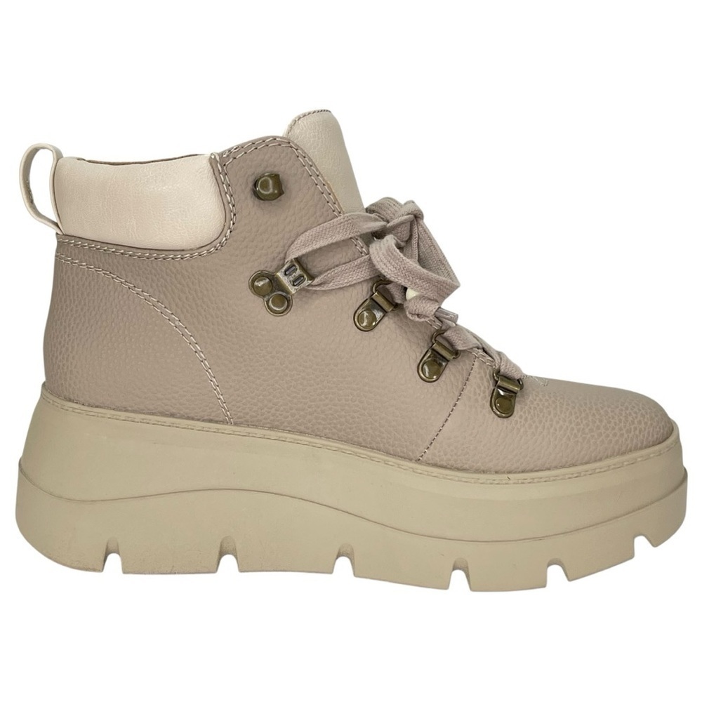 Zodiac Billie Tan Pebbled Faux Leather Lug Sole Womens Sneakers Size 8M - Picture 4 of 11